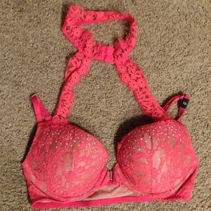 NWT Victoria's Secret choker very sexy push up bra